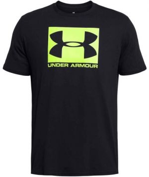 Under Armour BOXED SPORTSTYLE SS Pánske tričko, čierna, veľkosť