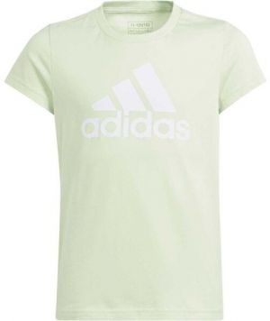 adidas BIG LOGO TEE Dievčenské tričko, svetlo zelená, veľkosť