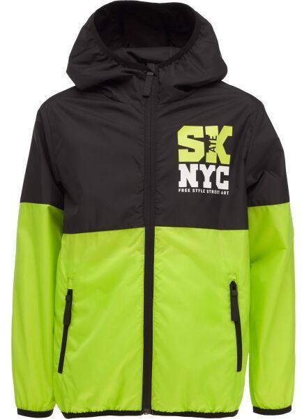 Lewro ARDEN Chlapčenská šuštiaková bunda, černá, veľkosť 140-146