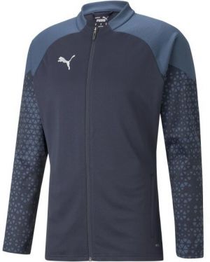 Puma TEAMCUP TRAINING JACKET Pánska futbalová bunda, tmavo modrá, veľkosť