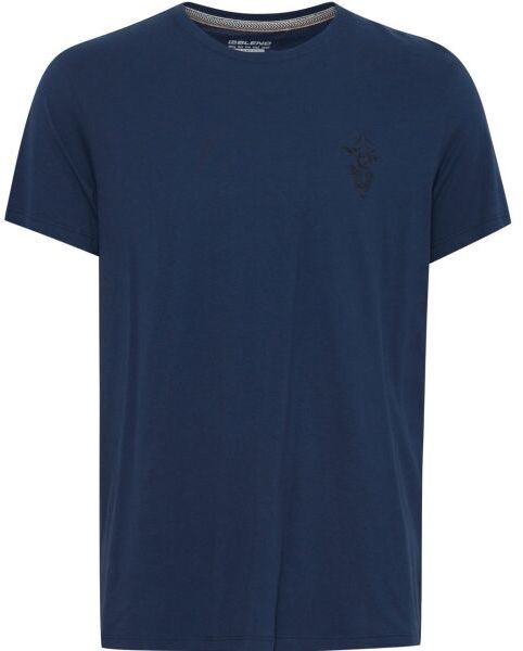 BLEND REGULAR FIT Pánske tričko, tmavo modrá, veľkosť