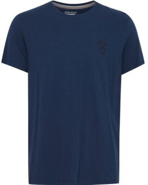 BLEND REGULAR FIT Pánske tričko, tmavo modrá, veľkosť