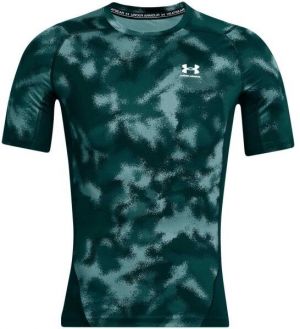 Under Armour HEATGEAR ARMOUR Pánske tričko, tmavo zelená, veľkosť