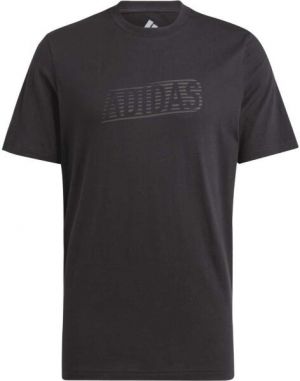 adidas BL PUFF TEE Pánske tričko, čierna, veľkosť