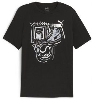 Puma GRAPHIC YEAR OF SPORTS TEE Pánske tričko, čierna, veľkosť