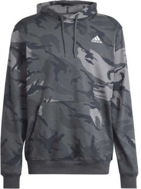 adidas BIG LOGO HOODIE Pánska mikina, tmavo sivá, veľkosť