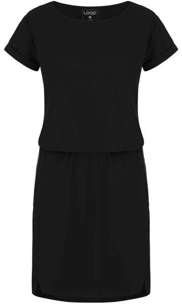LOAP UBULINA Dámske šaty, čierna, veľkosť