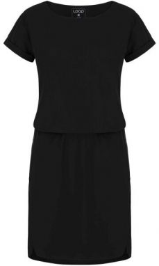 LOAP UBULINA Dámske šaty, čierna, veľkosť