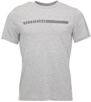 Umbro TEXTURED LOGO GRAPHIC TEE Pánske tričko, sivá, veľkosť