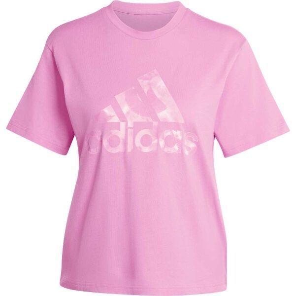 adidas W AOP TEE Dámske tričko, ružová, veľkosť