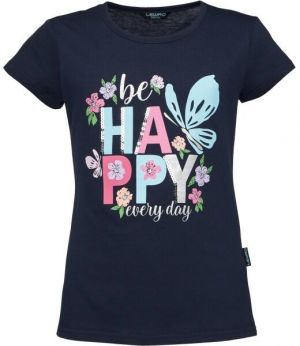 Lewro AXANA Dievčenské tričko, tmavo modrá, veľkosť 128-134