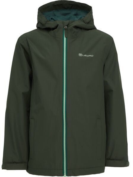 Lewro ARIYA Chlapčenská šuštiaková bunda, tmavo zelená, veľkosť 164-170