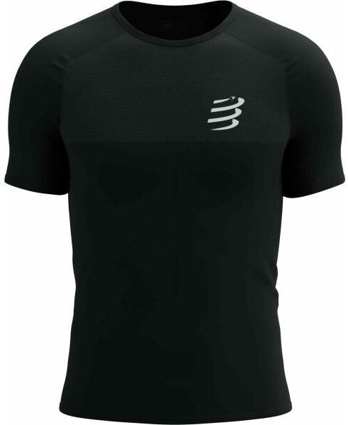 Compressport PERFORMANCE SS TSHIRT M Pánske bežecké tričko, čierna, veľkosť