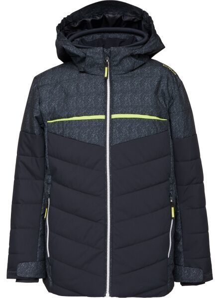 CMP KID JACKET SNAPS HOOD Chlapčenská  lyžiarska bunda, tmavo modrá, veľkosť