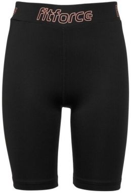 Fitforce MARGA Dievčenské fitness šortky, čierna, veľkosť