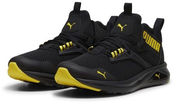 Puma ENZO 2 REFRESH JR Juniorská voľnočasová obuv, čierna, veľkosť 38.5