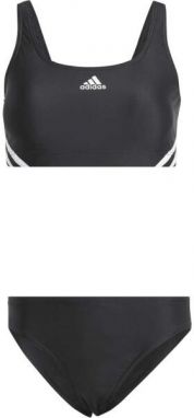 adidas 3S BIKINI Dievčenské dvojdielne plavky, čierna, veľkosť