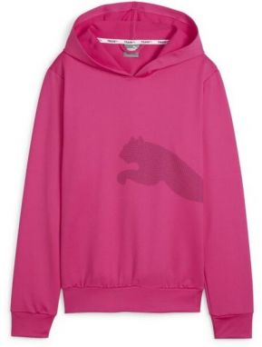 Puma BIG CAT FRENCH TERRY HOODIE Dámska športová mikina, ružová, veľkosť