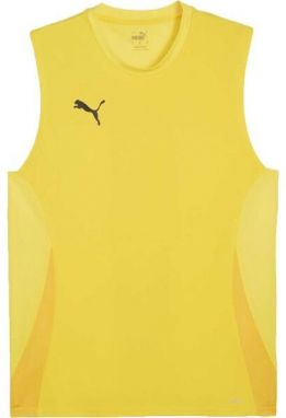 Puma TEAMGOAL SLEEVELESS JERSEY Pánske športové tielko, žltá, veľkosť