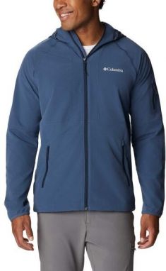 Columbia TALL HEIGHTS HOODED SOFT Pánska softshellová bunda, modrá, veľkosť