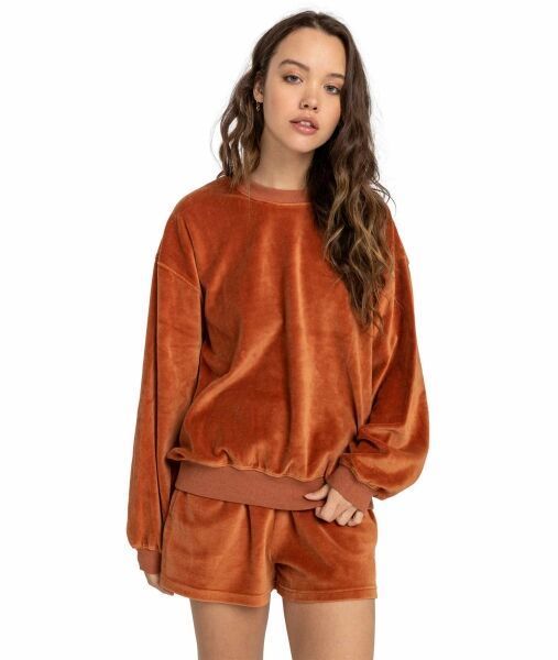 Billabong BEACH PICNIC Dámska mikina, hnedá, veľkosť