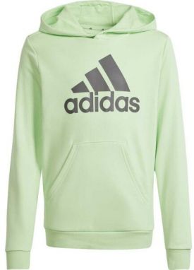 adidas BIG LOGO HOODIE Chlapčenská mikina, svetlo zelená, veľkosť