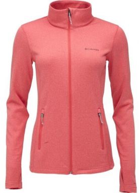 Columbia W PARK VIEW GRID FLEECE FULL ZIP Dámska mikina, lososová, veľkosť