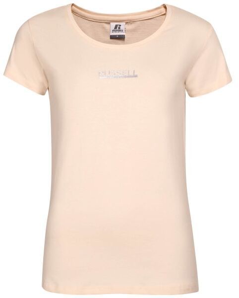 Russell Athletic TEE SHIRT Dámske tričko, béžová, veľkosť