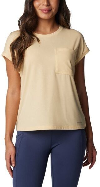 Columbia BOUNDLESS TREK SHORT SLEEVE TEE Dámske tričko, žltá, veľkosť