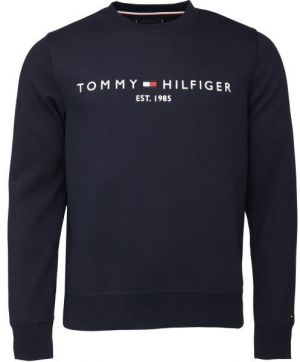 Tommy Hilfiger TOMMY LOGO SWEATSHIRT Pánska mikina, tmavo modrá, veľkosť