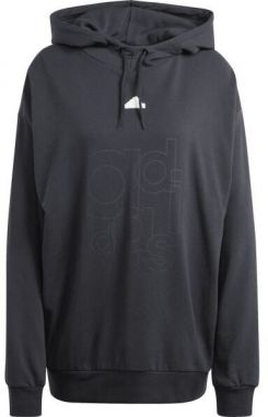 adidas BLUV HOODIE Dámska mikina, čierna, veľkosť