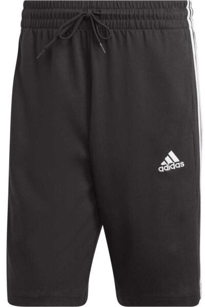 adidas ESSENTIALS SINGLE JERSEY 3-STRIPES SHORTS Pánske kraťasy, čierna, veľkosť XXL