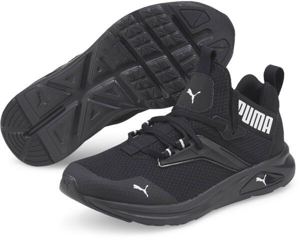 Puma ENZO 2 REFRESH JR Juniorská voľnočasová obuv, čierna, veľkosť 38.5