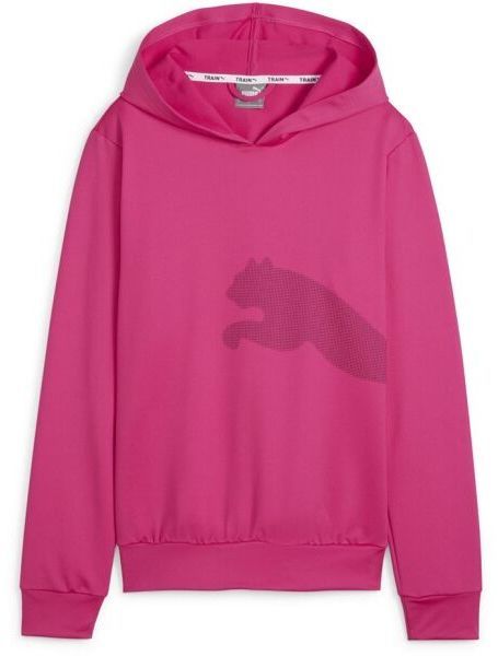 Puma BIG CAT FRENCH TERRY HOODIE Dámska športová mikina, ružová, veľkosť