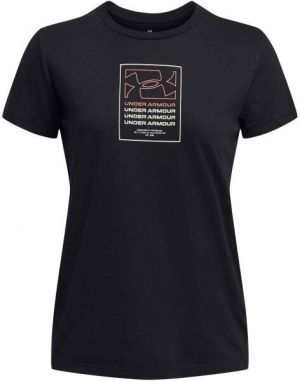Under Armour BOX ORIGINATORS Dámske tričko, čierna, veľkosť S
