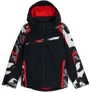 Spyder CHALLENGER Chlapčenská  lyžiarska bunda, čierna, veľkosť