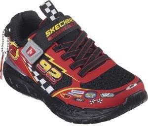 Skechers SKECH TRACKS Detská voľnočasová obuv, červená, veľkosť