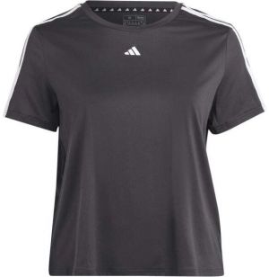 adidas TRAIN ESSENTIALS 3-STRIPES Dámske športové tričko, čierna, veľkosť