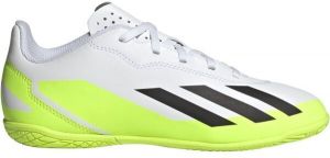 adidas X CRAZYFAST.4 IN J Detská halová obuv, biela, veľkosť 38 2/3