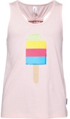 Lewro HILLY Dievčenské tielko, ružová, veľkosť 140-146