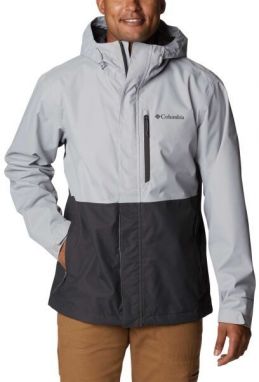 Columbia HIKEBOUND JACKET Pánska vodoodolná bunda, sivá, veľkosť