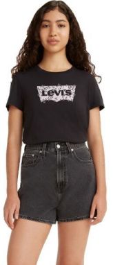 Levi's® THE PERFECT TEE Dámske tričko, čierna, veľkosť