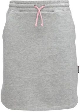 Lewro ELOISE Dievčenská pohodlná sukňa, sivá, veľkosť 164-170