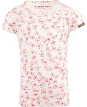ALPINE PRO ELITO Dievčenské tričko, ružová, veľkosť