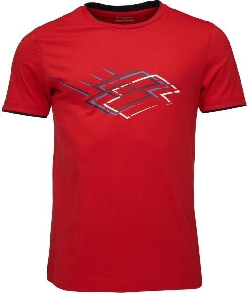 Lotto LOGO DUE TEE III Pánske tričko, červená, veľkosť