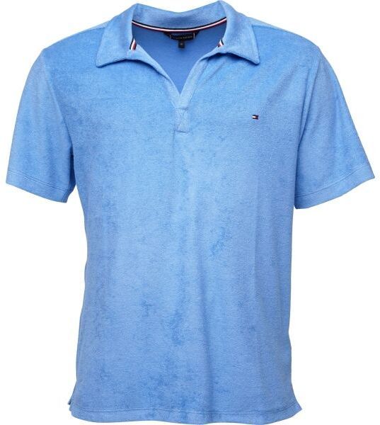 Tommy Hilfiger TERRY SHIRT Pánske tričko polo, modrá, veľkosť