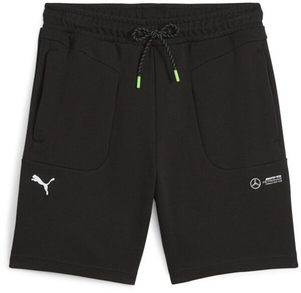 Puma MERCEDES-AMG PETRONAS F1 ESSENTIALS SHORTS Pánske kraťasy, čierna, veľkosť