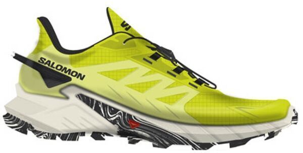 Salomon SUPERCROSS 4 Dámska obuv na trailový beh, žltá, veľkosť 46 2/3