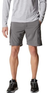 Columbia SILVER RIDGE UTILITY CARGO SHORT Pánske šortky, tmavo sivá, veľkosť