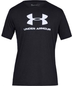 Under Armour SPORTSTYLE LOGO SS Pánske tričko, čierna, veľkosť